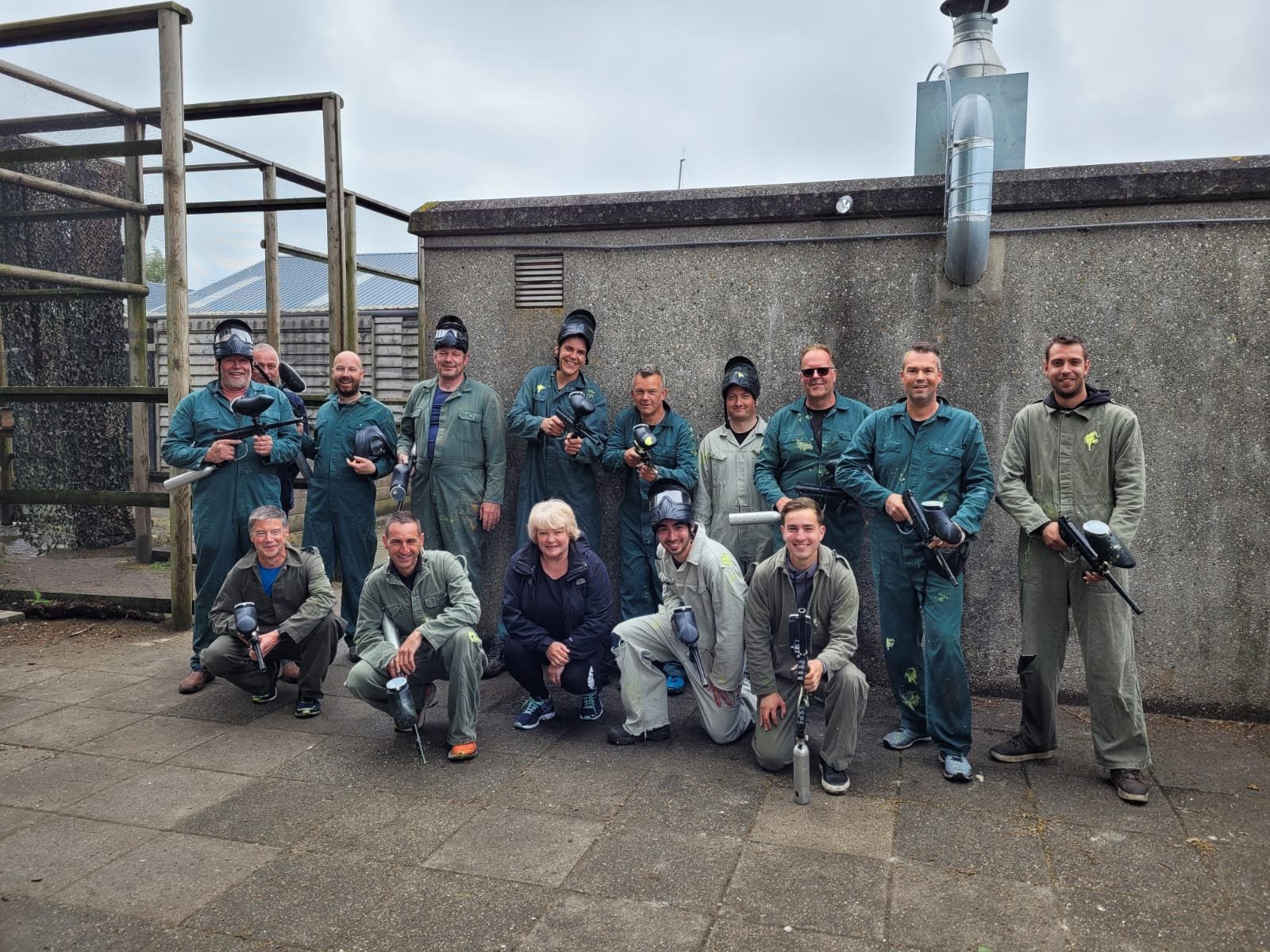 Teamuitje paintballen Oesterdam!